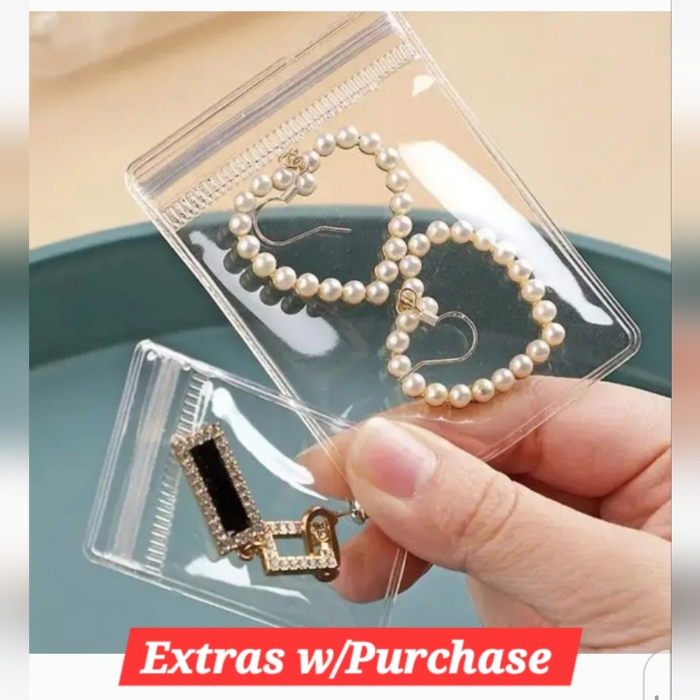 20ct. Jewelry Bags 10-3.14x4.72 and 10-2.36x3.14 Ziplock Bags
